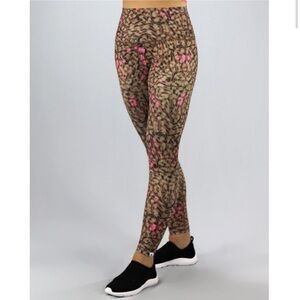Beyond Yoga Womens CHEETAH SWIRL LEGGING sz XS